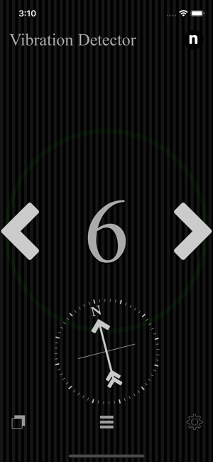 Vibration Detector iOS App for iPhone and iPad