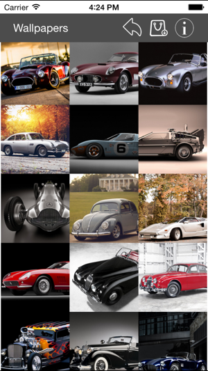 Wallpaper Collection Classiccars Edition iOS App for iPhone and iPad