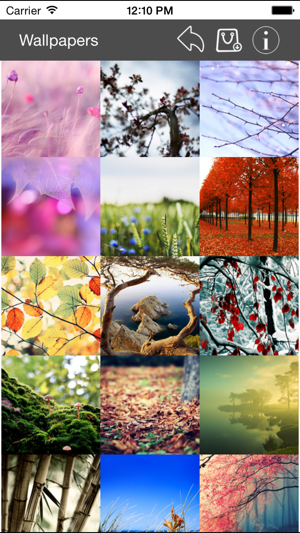 Wallpaper Collection Nature Edition iOS App for iPhone and iPad
