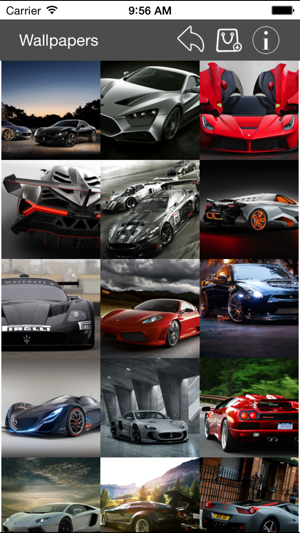 Wallpaper Collection Supercars Edition iOS App for iPhone and iPad