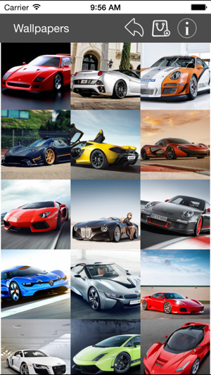 Wallpaper Collection Supercars Edition iOS App for iPhone and iPad