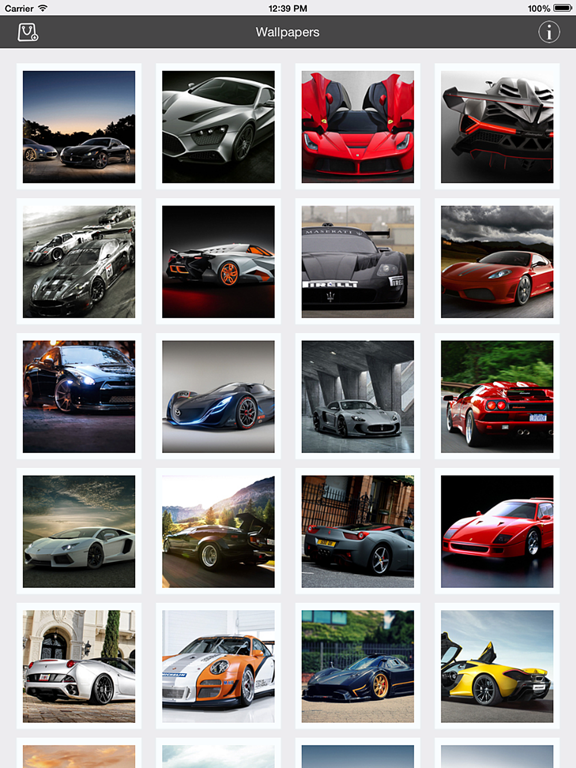 Wallpaper_Collection_Supercars_Edition iPadOS App Screenshot 2