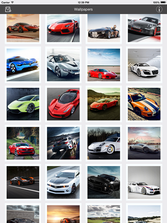 Wallpaper_Collection_Supercars_Edition iPadOS App Screenshot 3