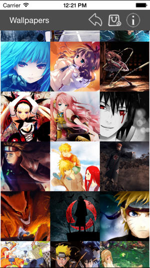 Wallpapers Collection Anime Edition iOS App for iPhone and iPad