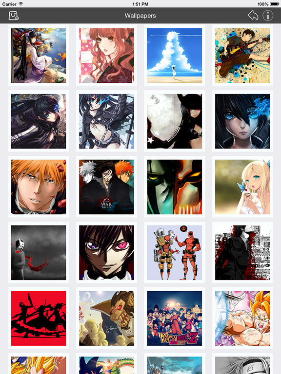 Wallpapers_Collection_Anime_Edition iPadOS App Screenshot 5