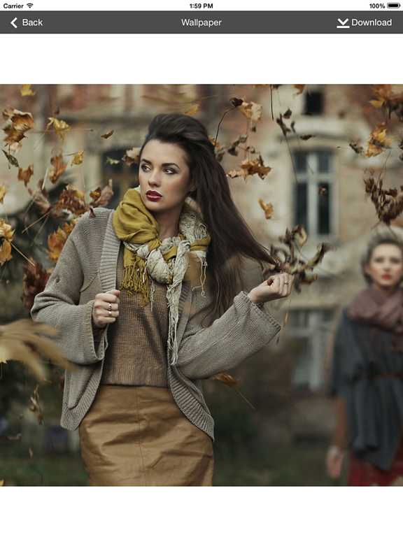 Wallpapers_Collection_Beautiful_Girls_Edition iPadOS App Screenshot 5