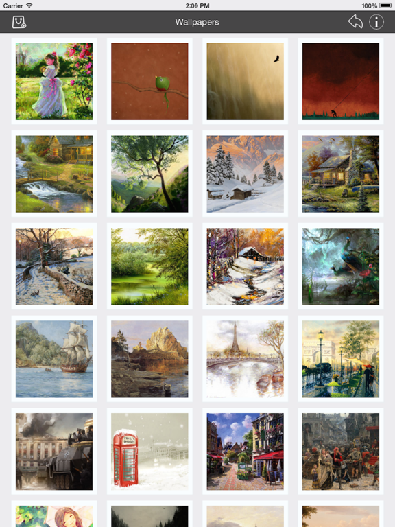 Wallpapers_Collection_Painting_Edition iPadOS App Screenshot 3