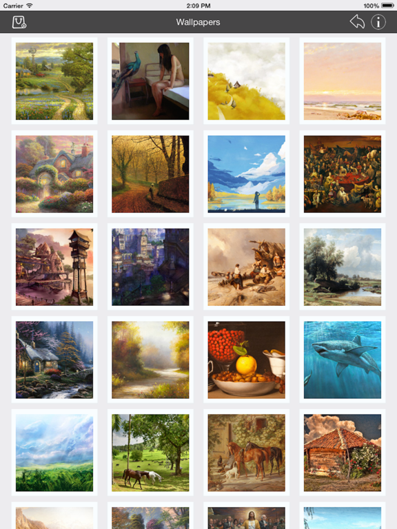 Wallpapers_Collection_Painting_Edition iPadOS App Screenshot 4