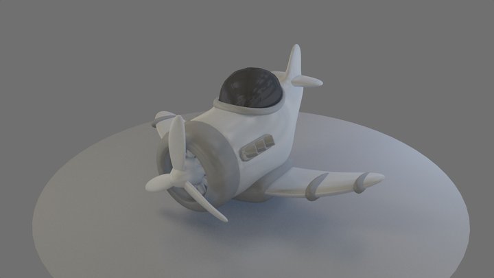 Propeller airplane