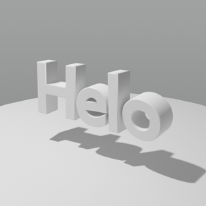 Speach To 3D Text iOS App for iPhone and iPad