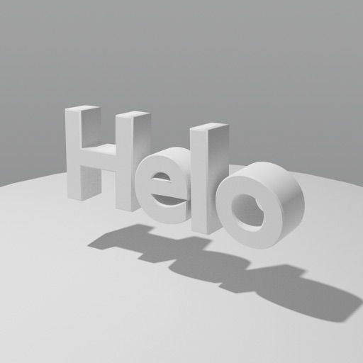 Speech To 3D Text iOS App for iPhone and iPad
