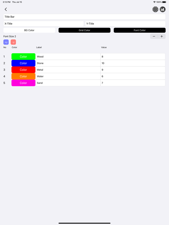 3D_Chart_Maker iPadOS App Screenshot 5