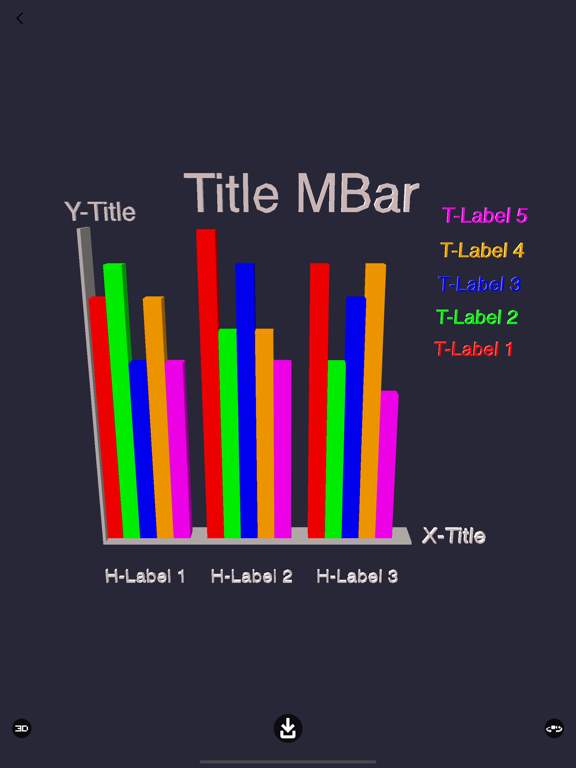 3D_Chart_Maker iPadOS App Screenshot 8