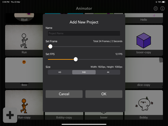 Animator_Plus iPadOS App Screenshot 3