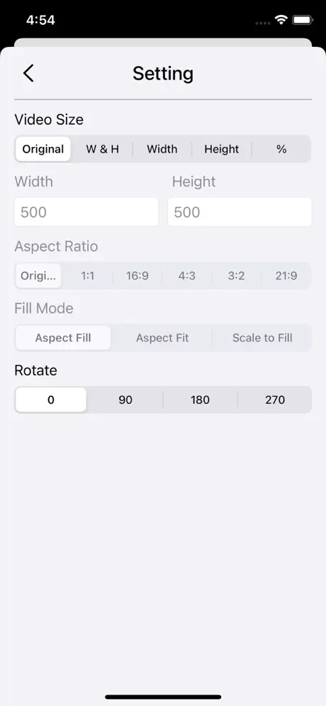 Batch_Videos_Edit iOS App Screenshot 2