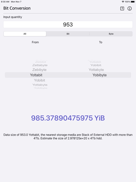 Bit_Converter_Plus iPadOS App Screenshot 9