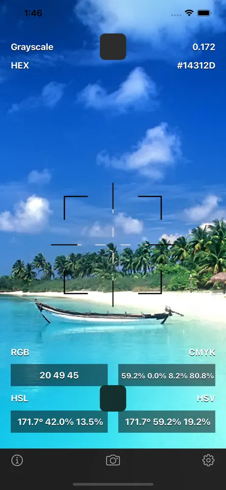 Camera_Color_Picker_Plus iOS App Screenshot 4