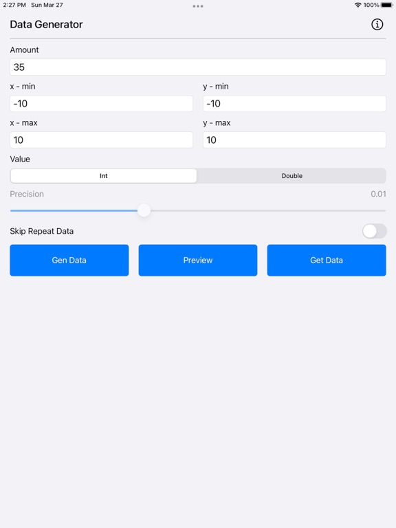 Data_Generator_Plus iPadOS App Screenshot 9