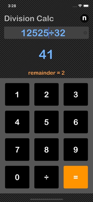 Division Calculator iOS App for iPhone and iPad