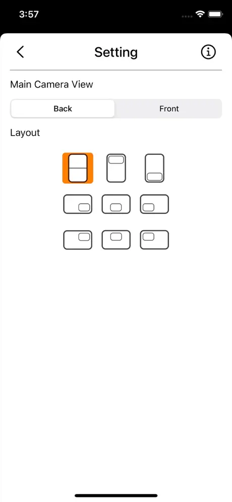 Dual_Camera_Plus iOS App Screenshot 2