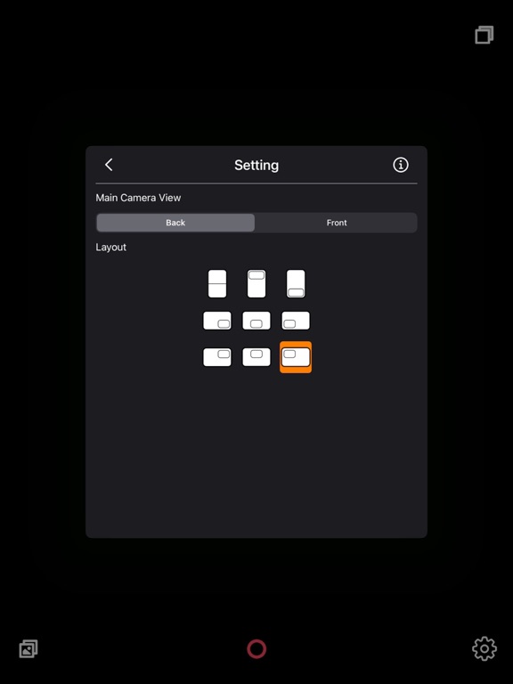 Dual_Camera_Plus iPadOS App Screenshot 2