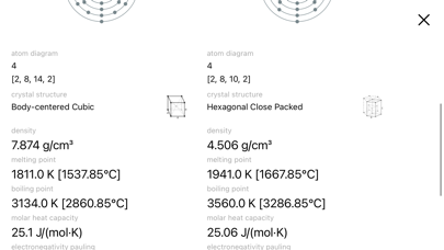 Element_Comparison iOS App Screenshot 7