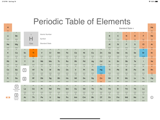 Element_Comparison iPadOS App Screenshot 5