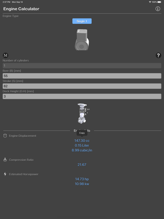 Engine_Calculator_Plus iPadOS App Screenshot 9