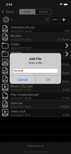 FTP Plus iOS App for iPhone and iPad