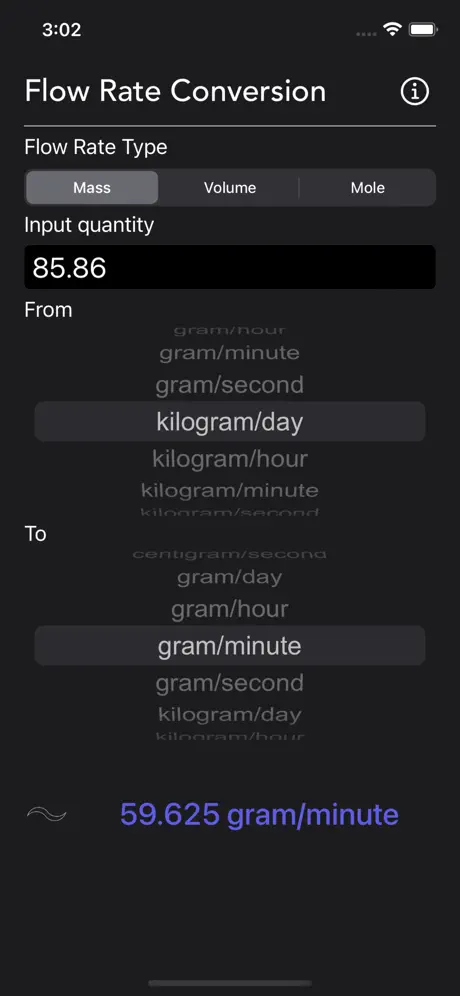 Flow_Rate_Conversion iOS App Screenshot 6