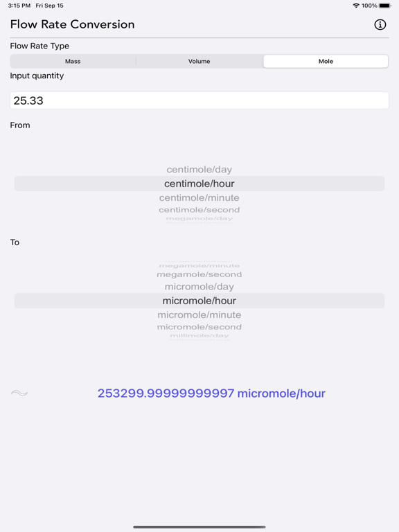 Flow_Rate_Conversion iPadOS App Screenshot 6
