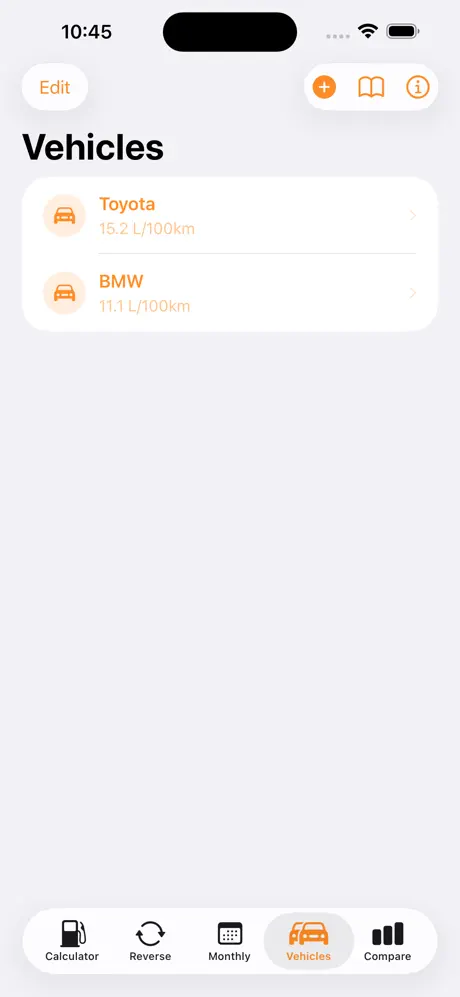 Fuel_Cost_Calc iOS App Screenshot 6