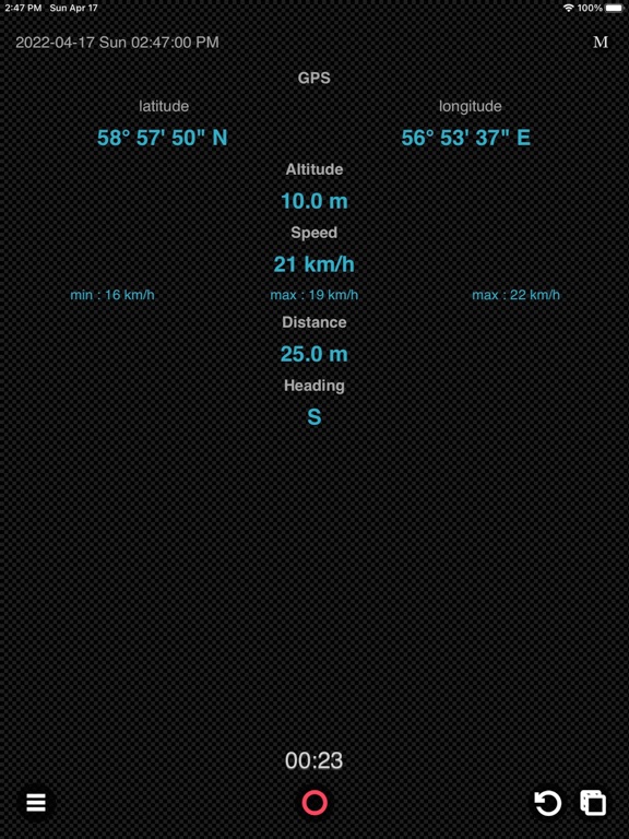 GPS_Logger_Plus iPadOS App Screenshot 10
