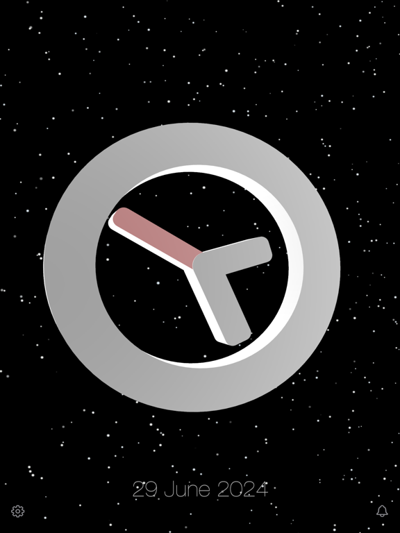 Galaxy_Clock_Plus iPadOS App Screenshot 1