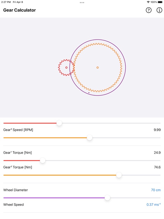 Gear_Simulation_and_Calculation iPadOS App Screenshot 4