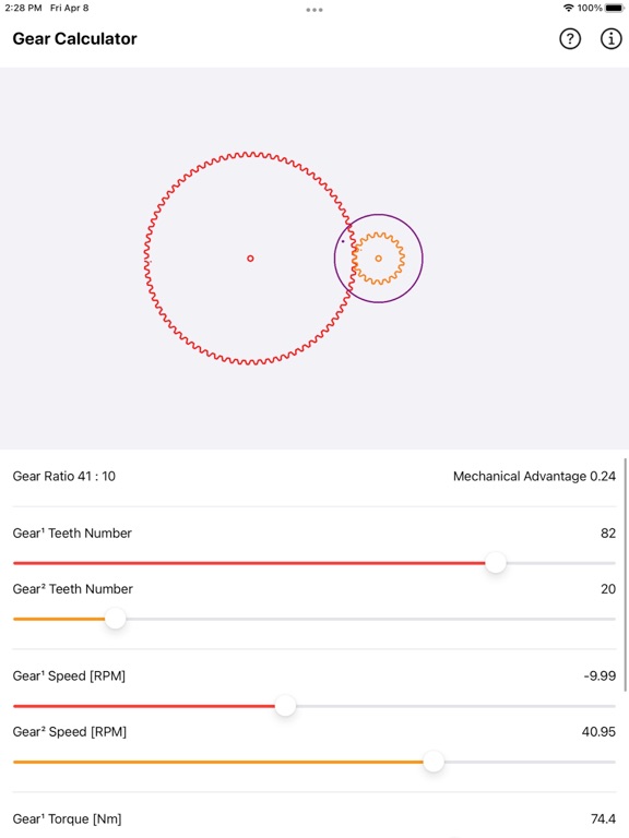 Gear_Simulation_and_Calculation iPadOS App Screenshot 7