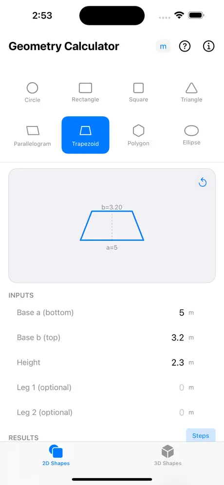 Geometry_Calculator_Plus iOS App Screenshot 6