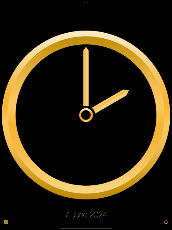 Gold_Luxury_Clock iPadOS App Screenshot 9