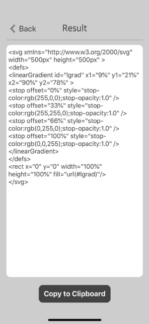 Gradient Image Generator iOS App for iPhone and iPad