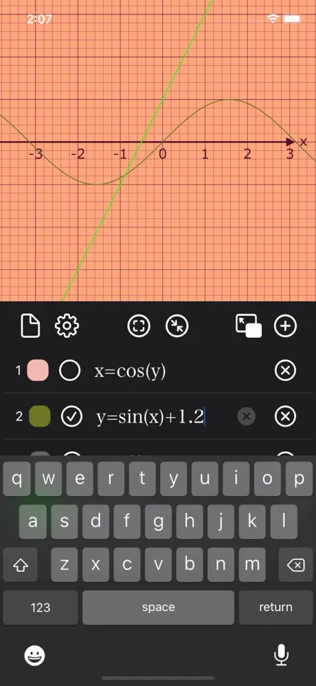 Graph_Calc_Plus iOS App Screenshot 5