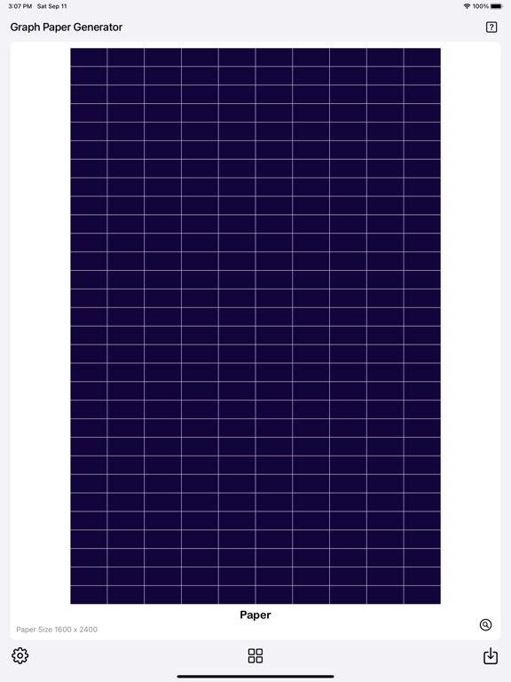Graph_Paper_Gen iPadOS App Screenshot 4