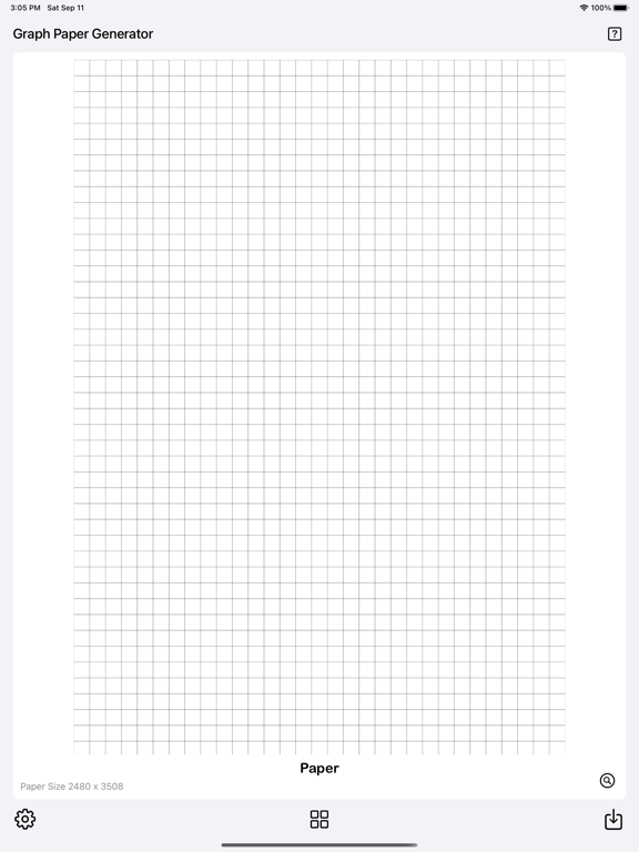 Graph_Paper_Gen iPadOS App Screenshot 5
