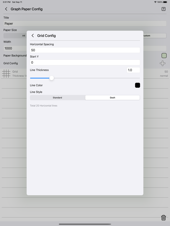 Graph_Paper_Gen iPadOS App Screenshot 6