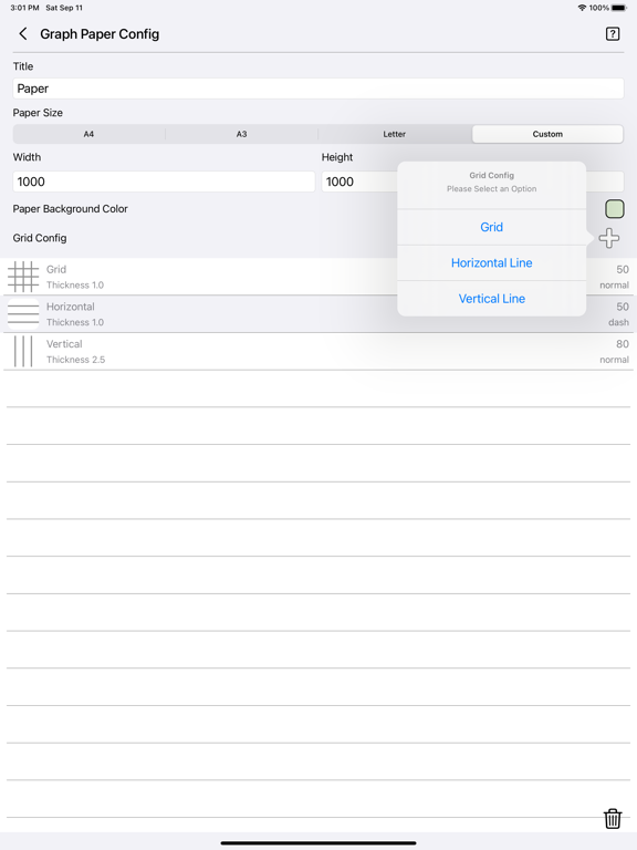 Graph_Paper_Gen iPadOS App Screenshot 8