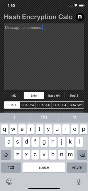 Hash & Encryption Calculator iOS App for iPhone and iPad