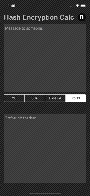 Hash & Encryption Calculator iOS App for iPhone and iPad