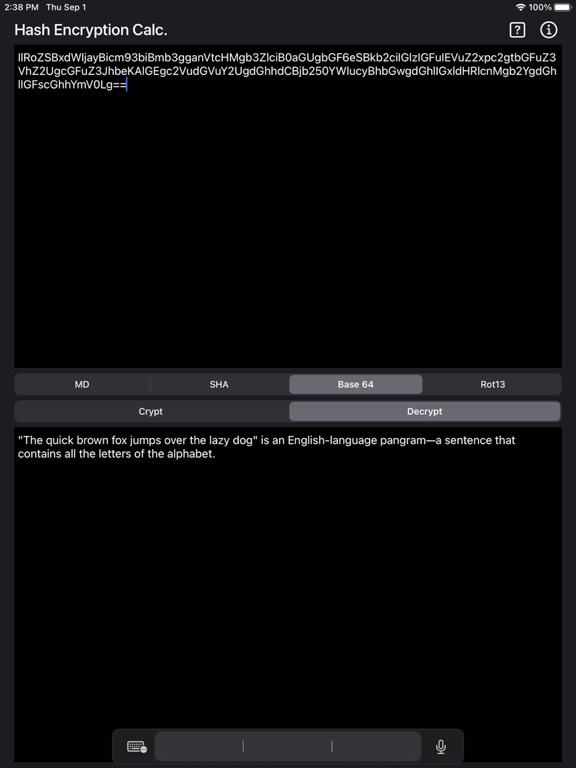Hash_and_Encryption_Calculator iPadOS App Screenshot 7