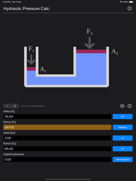 Hydraulic_Pressure_Calculator iPadOS App Screenshot 8