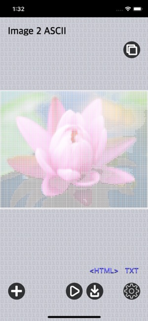 Image 2 ASCII Art iOS App for iPhone and iPad