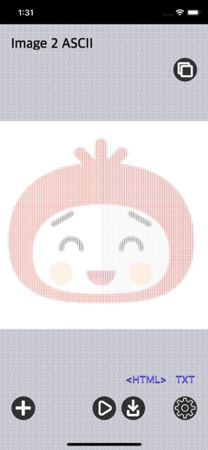 Image 2 ASCII Art iOS App for iPhone and iPad
